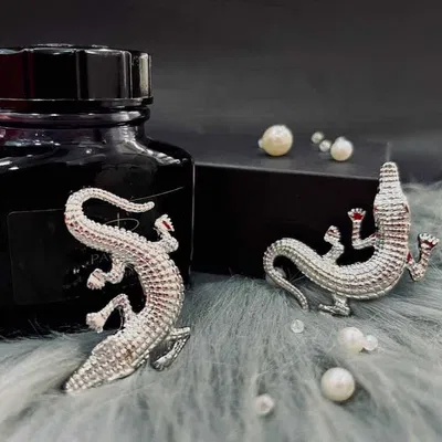 Crocodile Earrings